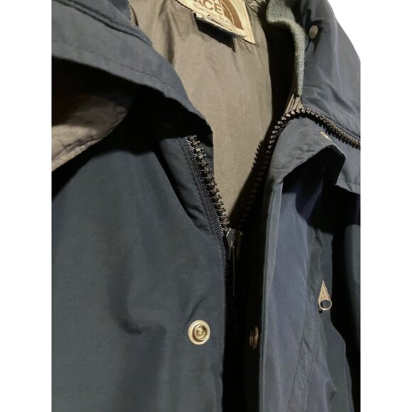 Vintage North Face Mens Jacket L Goretex Rain Full Zip Hooded Brown Label USA - Picture 5 of 15